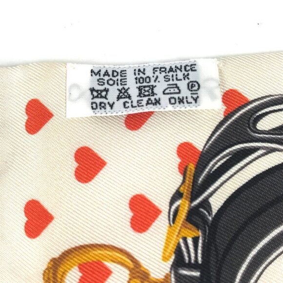 HERMES Twilly Twilly BRIDE DE GALA LOVE HEART BANDEAUX SCARF Scarf silk Orange - Picture 15 of 16